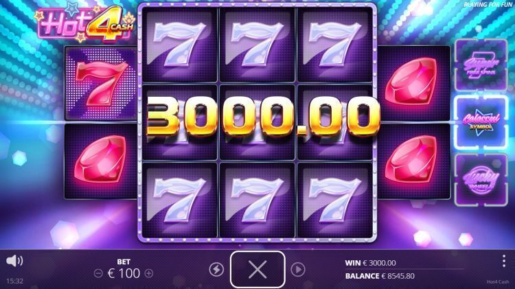 hot 4 cash slot review nolimit city big win