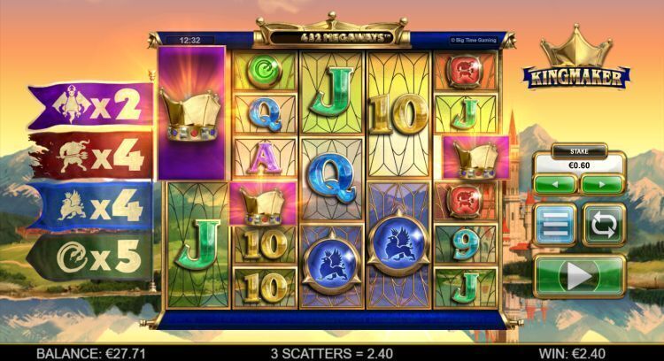 Kingmaker slot review Big Time Gaming bonus trigger 2