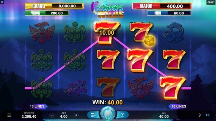 Aurora Wilds slot review Microgaming big win 2