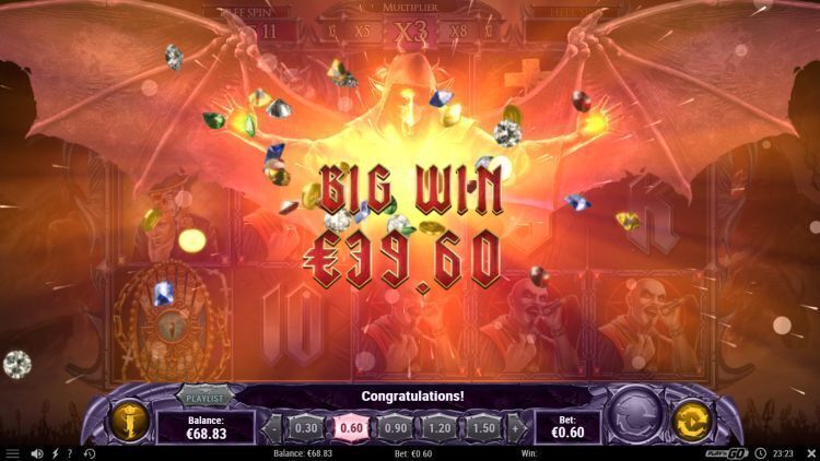 Demon slot Play n GO big win