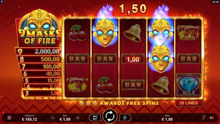 9 masks of fire microgaming