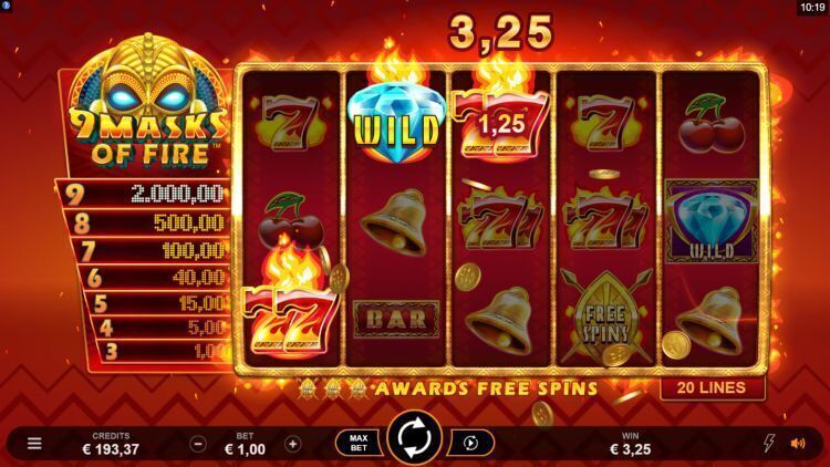 9 masks of fire microgaming review