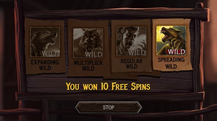 The Wolf's bane slot netent free spins