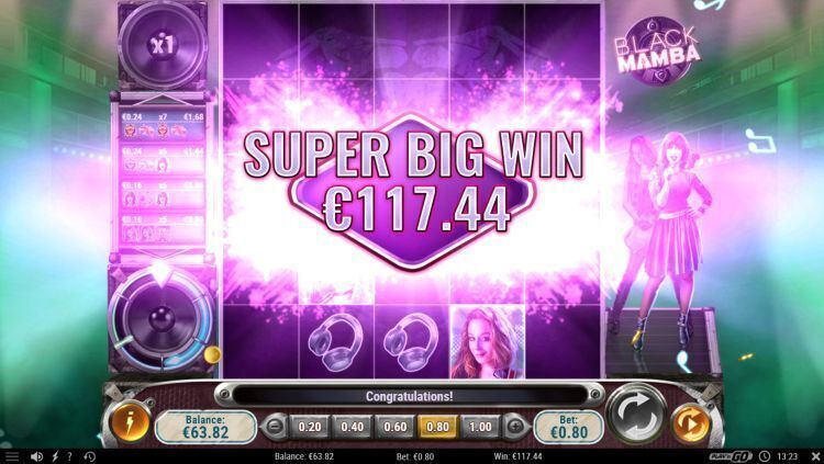 Black mamba play n go slot super big win