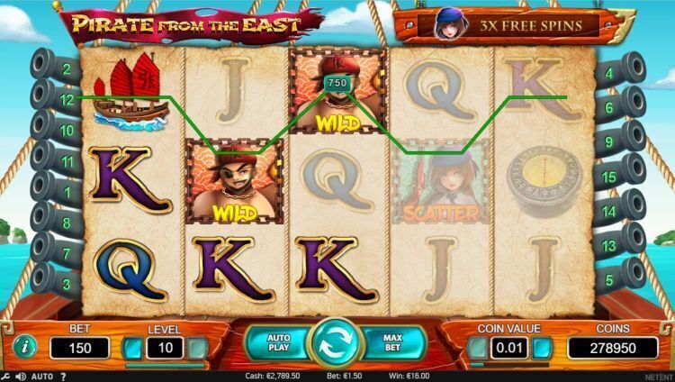 Pirate from the east slot review netent win