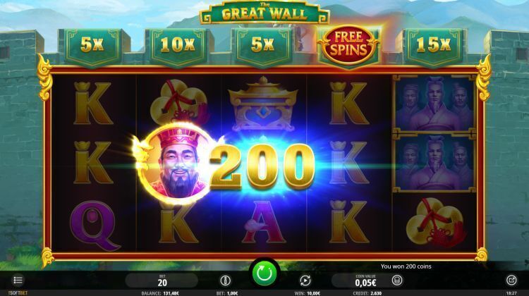 The Great Wall isoftbet review