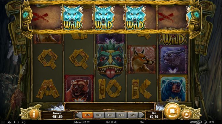 Coywolf Cash play'n Go slot feature