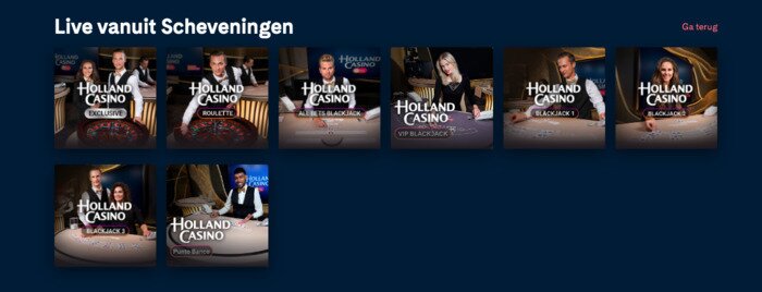 Holland Casino Live Casino