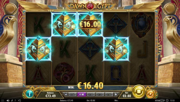 Dawn of Egypt slot review Play'n GO bonus trigger