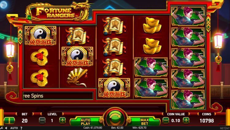 Fortune Rangers slot review Netent bonus trigger