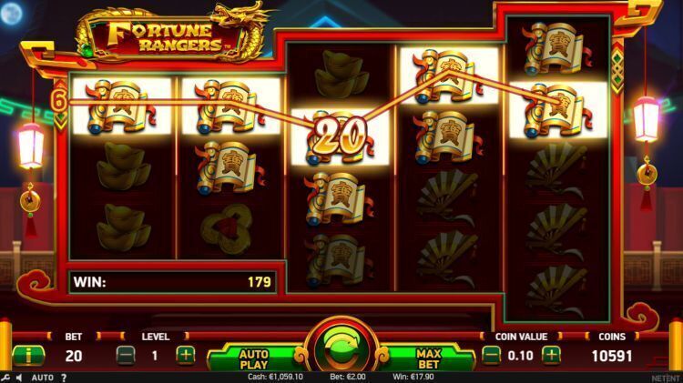 Fortune Rangers slot review Netent win