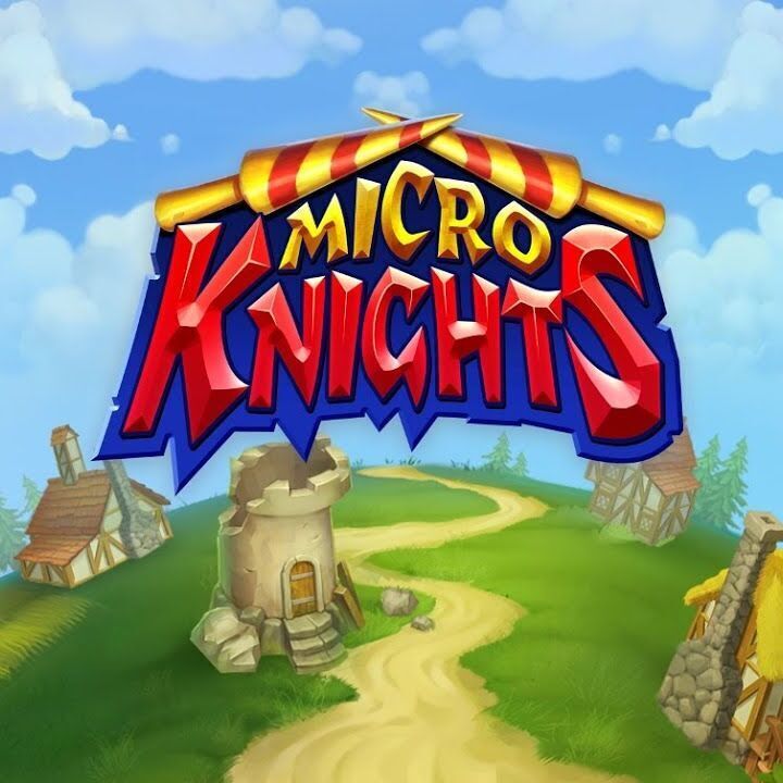 Micro Knights slot logo