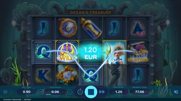 Ocean's Treasure netent slot win