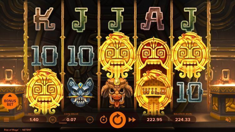 Rise of Maya slot review free spins bonus trigger