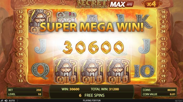 Secret of the Stones Max gokkast mega win