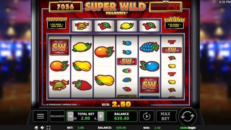 Super Wild Megaways slot review stakelogic bonus trigger