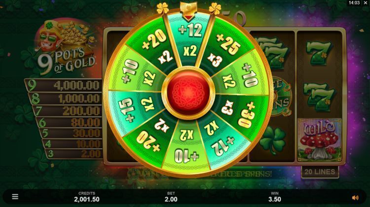 9 pots of gold gokkast review microgaming rad