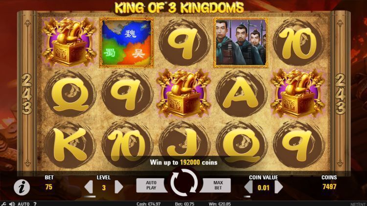 King of Kingdoms slot review bonus trigger