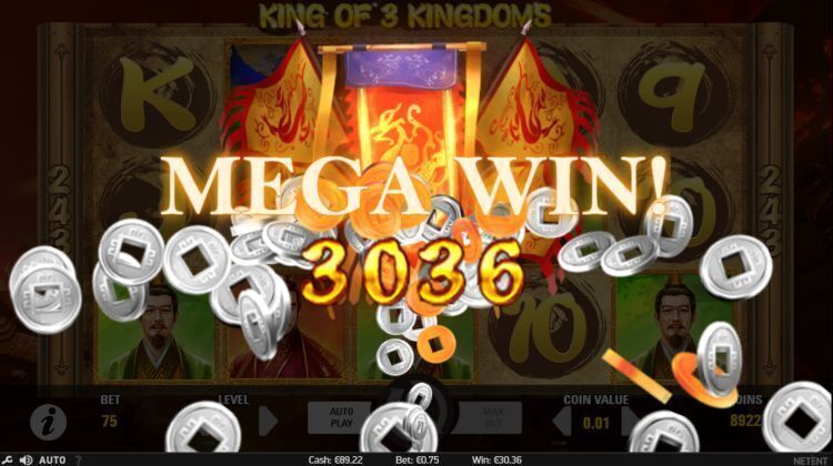 King of Kingdoms slot review netent mega win