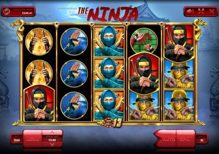 The Ninja slot endorphina bonus trigger