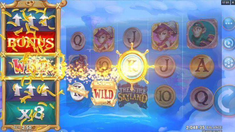 Treasure Skyland slot review feature