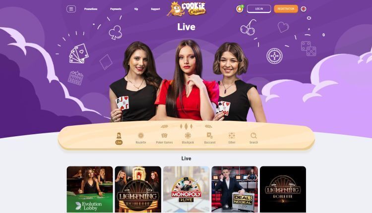 cookiecasino com review live casino