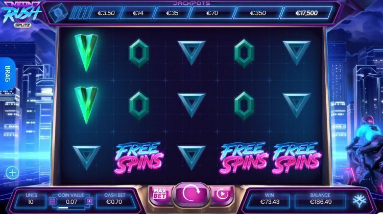 Neon Rush Splitz slot review