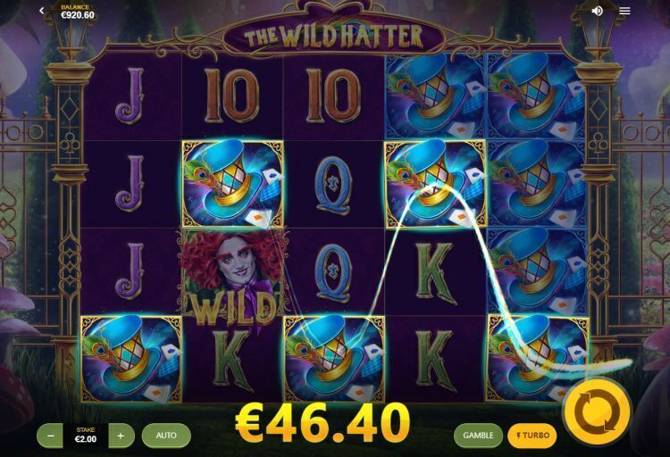 The Wild Hatter slot review red tiger feature