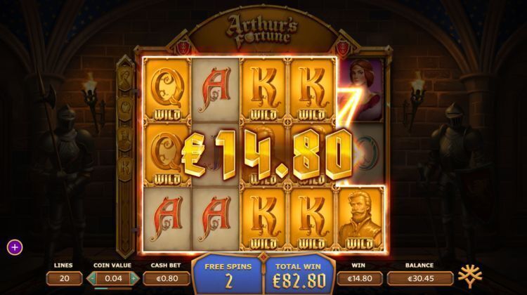 Arthur's fortune slot free spins win