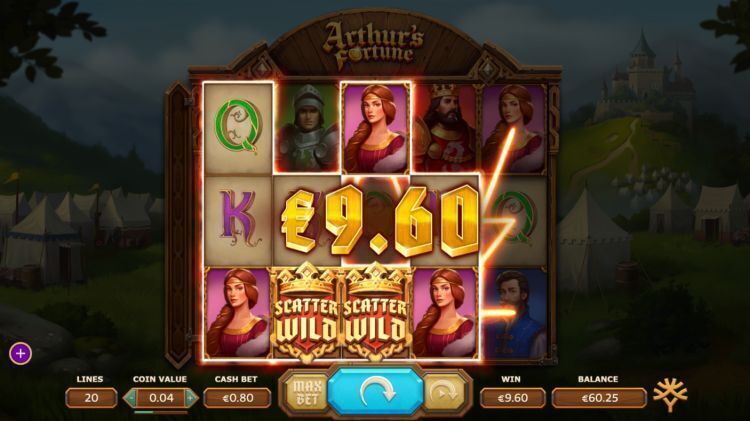 Arthur's fortune slot review yggdrasil