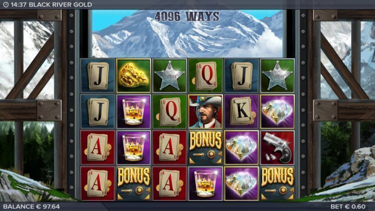 Black River Gold slot review free spins trigger