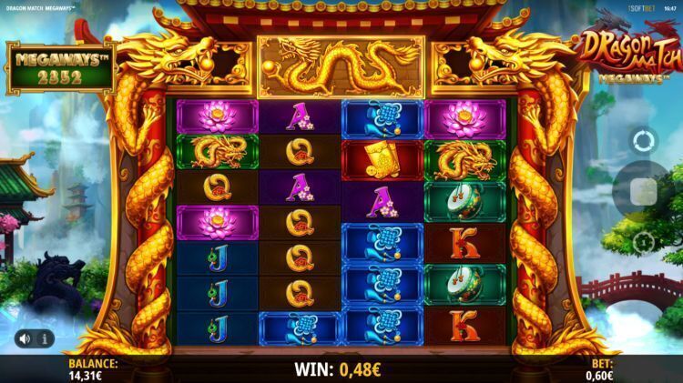 Dragon match megaways slot review bonus trigger