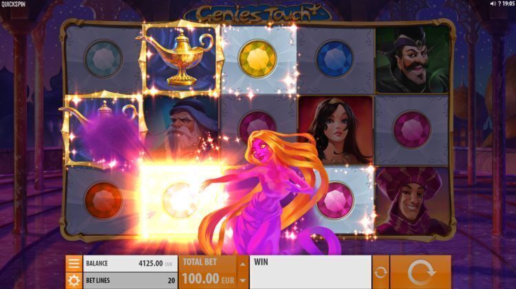 Genies touch slot review