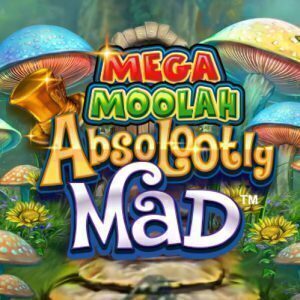 Mega moolah absolootly mad slot logo