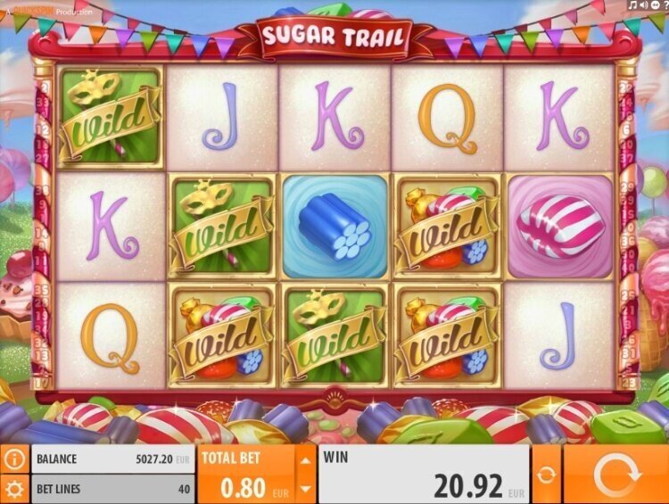 Sugar Trail gokkast review quickspin locking wild bonus