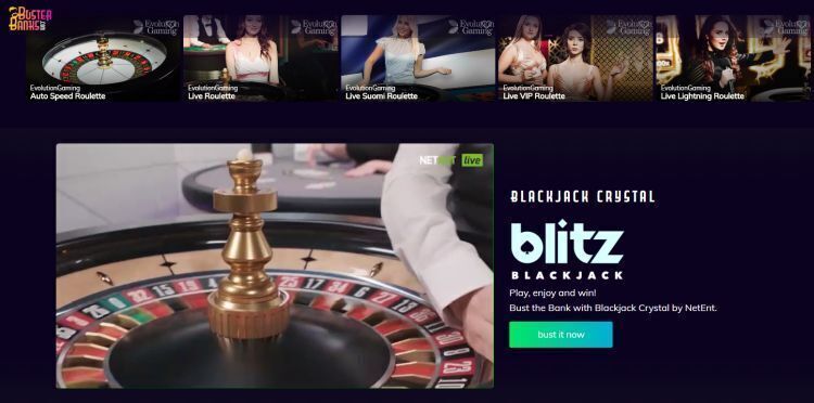 Buster banks casino review spelaanbod