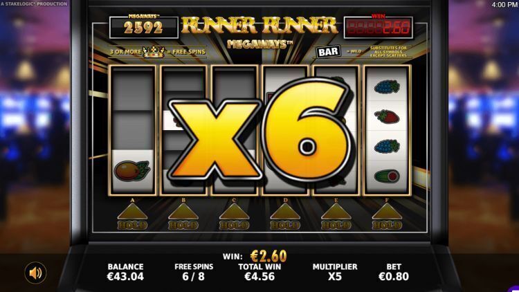 Runner Runner Megaways bonus spins