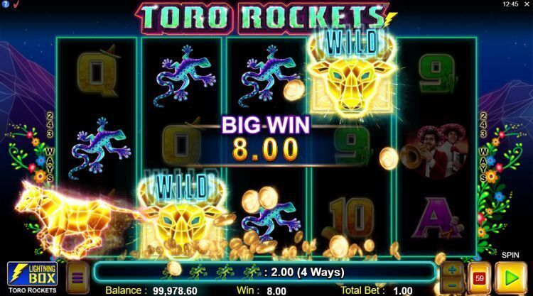 Toro Rockets slot review big win