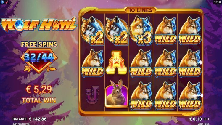 Wolf Howl slot review Just for the free spins win