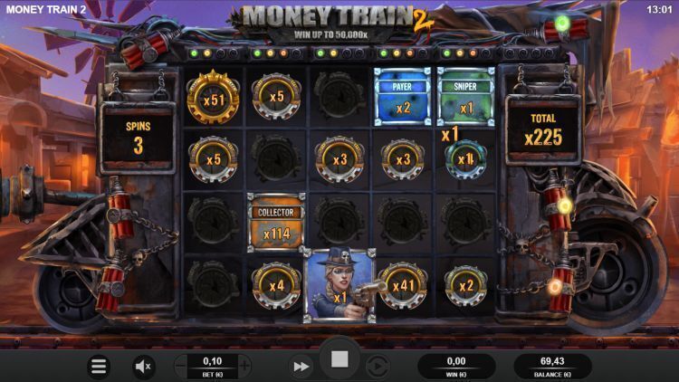 Money Train 2 slot review bonus feature win