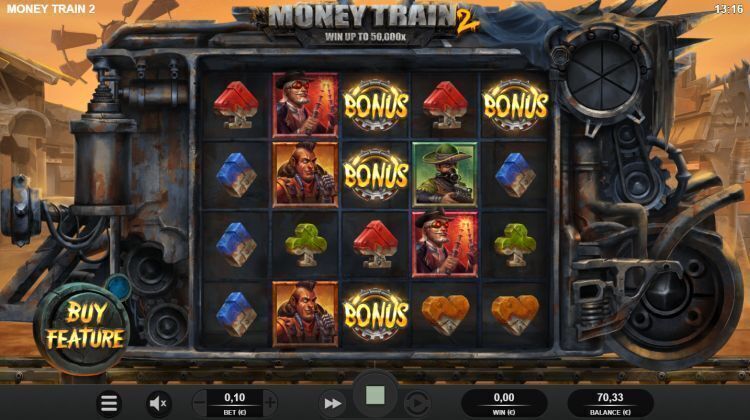 Money Train 2 slot trigger free spins