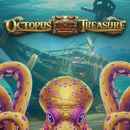 Octopus treasure slot logo