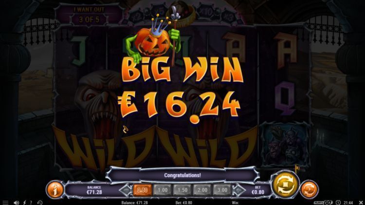 Helloween slot review big win