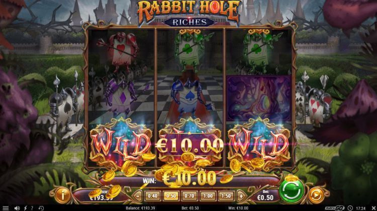 Rabbit hole riches slot play n go