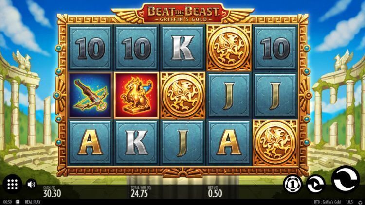 Beat the Beast Griffins Gold slot bonus trigger 2