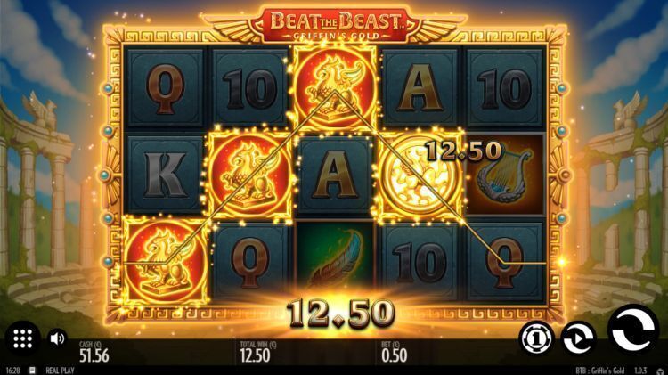 Beat the Beast Griffins Gold slot win