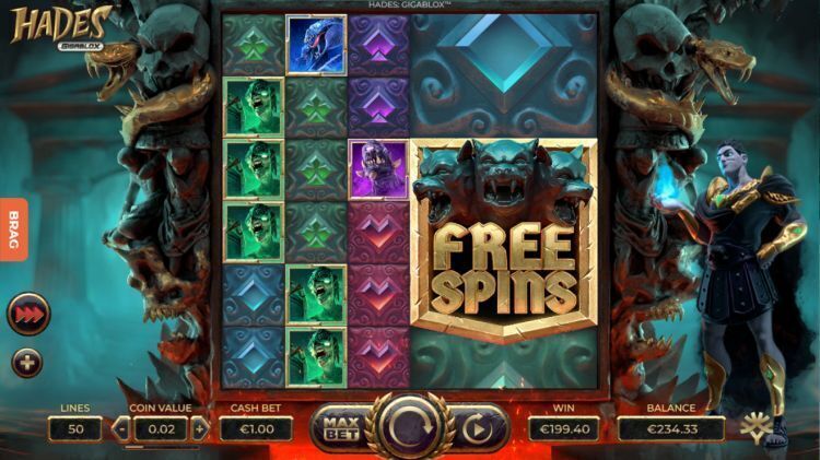 hades gigablox slot review yggdrasil free spins trigger