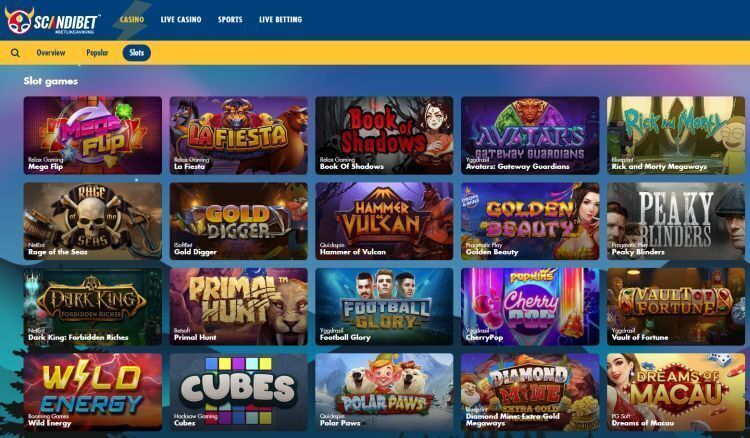 scandibet casino review spelaanbod