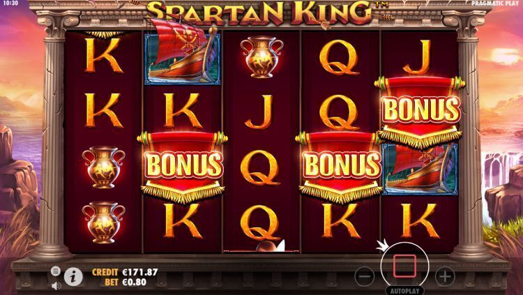 Spartan King slot pragmatic play bonus trigger