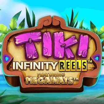 Logo van de Tiki Infinity Reels Megaways slot